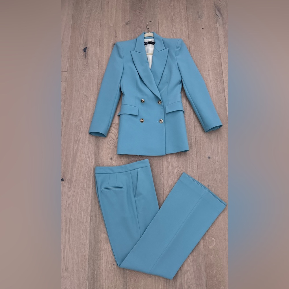 Zara Light Blue Suit